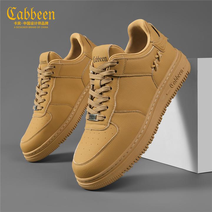 卡宾男生鞋子板鞋2025新款雅丹风男鞋韩版潮牌低帮男式休闲鞋子