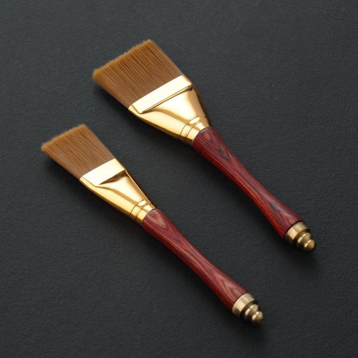 茶刷毛刷笔刷养壶笔茶扫茶笔电木茶盘不掉毛扫水刷清洁刷茶具配件