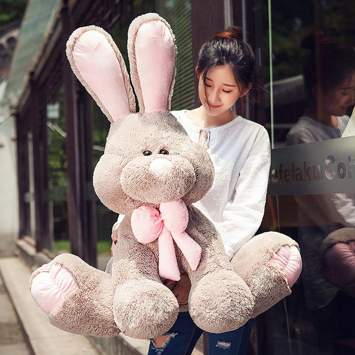 美国邦尼兔毛绒玩具长耳兔子玩偶大号布娃娃兔公仔生日礼物送女生