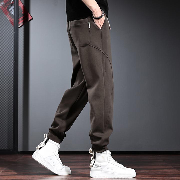 高端美式新款卫裤男潮流束脚运动裤秋季美拉德穿搭百搭弹力休闲裤