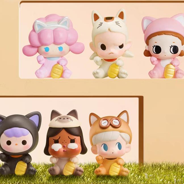 cici代拆盒【加加乐】潮玩公仔萌粒盲盒迷你手办娃娃玩偶桌面摆件