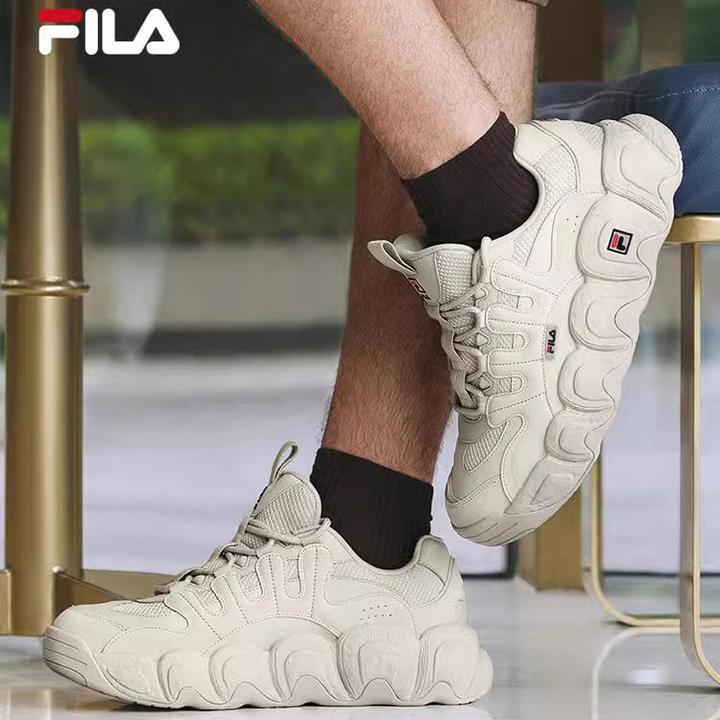 Fila/斐乐可颂情侣鞋运动鞋男女跑步鞋增高老爹鞋F62M542195F+RH