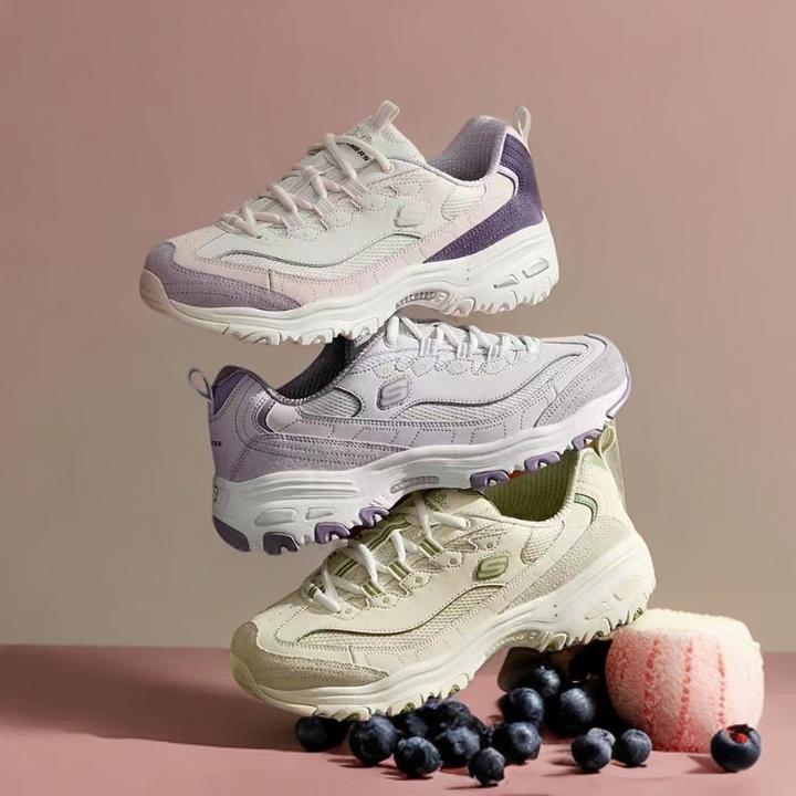 SKECHERS/斯凯奇【香草奶昔】秋新款奶茶熊运动优雅老爹鞋896283