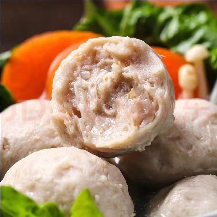 新鲜猪肉丸正宗山东特产手打猪肉新鲜食材纯手工清汆美味肉丸油炸