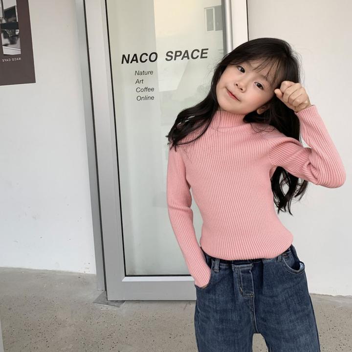 【随意搭】男女童打底网红保暖毛衣韩版儿童针织衫洋气女童过年衣服