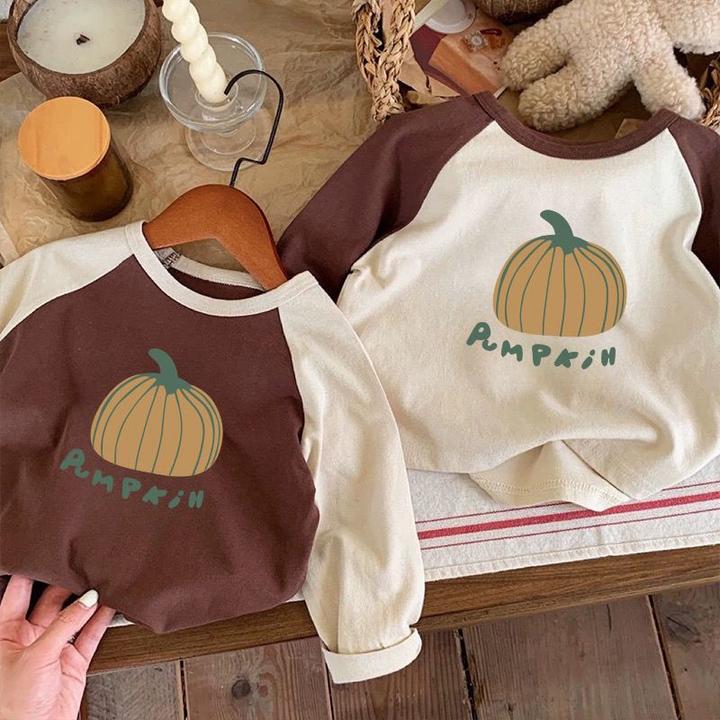 纯棉儿童长袖T恤男女童韩版秋装打底衫小童宝宝春秋韩系上衣拼接