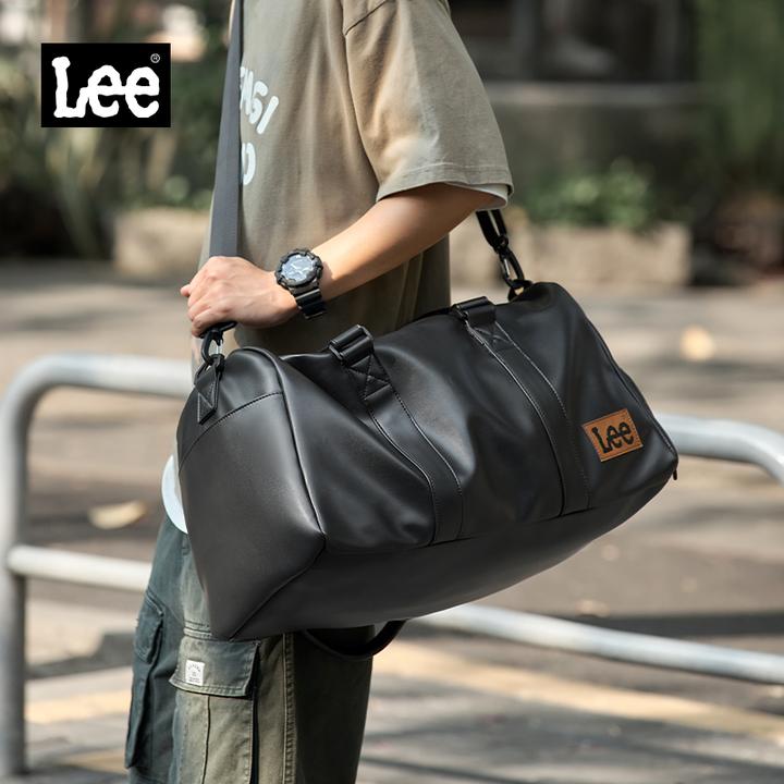 Lee情侣出行干湿分离多功能健身包男士休闲出游旅行包单肩斜包女