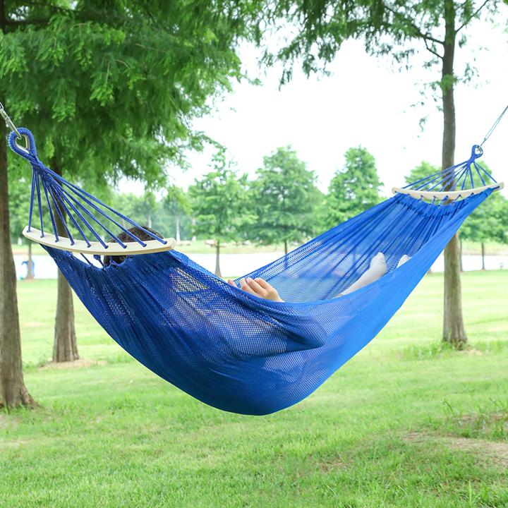 冰丝超透气吊床网红户外荡秋千厂家直销加厚防侧翻摇篮懒人吊椅