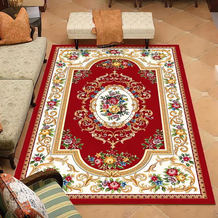 复古吸水欧式茶几垫地毯客厅门厅地毯床边毯家用防滑客厅地毯地垫