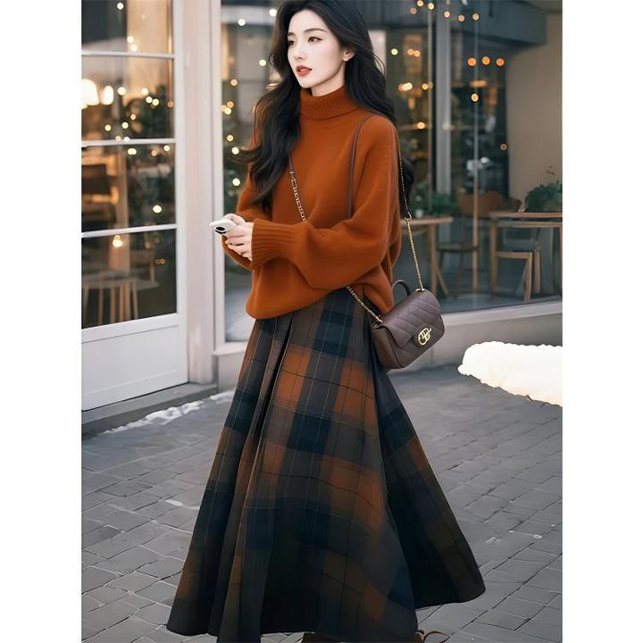 2024秋冬时尚百搭淑女气质穿搭独特绝美高级感超好看宽松显瘦毛衣