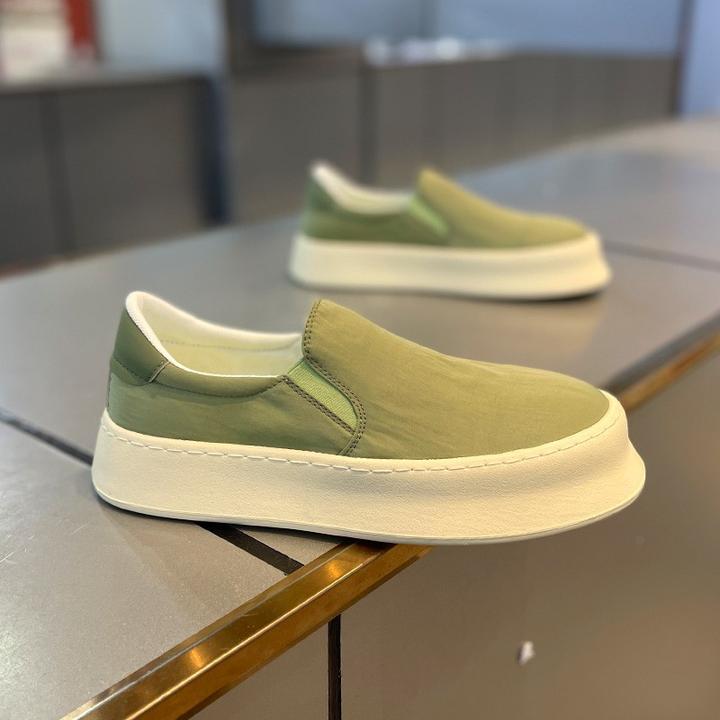 【香港DcSU&Shoes官方正品】潮牌男鞋夏季爆款一脚蹬冰丝布透气板鞋