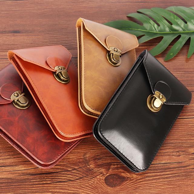 新款运动手机包男士超薄防水穿皮带多功能腰包工地干活手机保护套