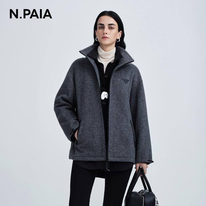 恩派雅2025新款MIU系感毛呢外套女XNKIW1212A