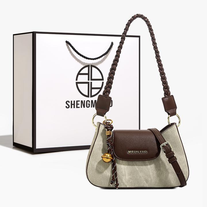 SHENGMILUO/圣米洛轻奢小众设计腋下包包女单肩包时尚百搭斜挎包