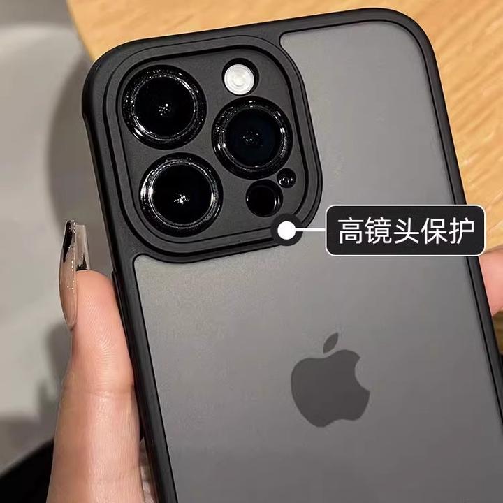 飞虎胜磨砂黑色防指纹13防摔适用苹果17Promax手机壳iPhone1516套