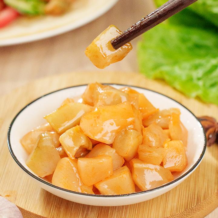 【霞客专享】巧下饭榨菜榨菜芯袋装30%减盐泡菜85%固形物下饭菜