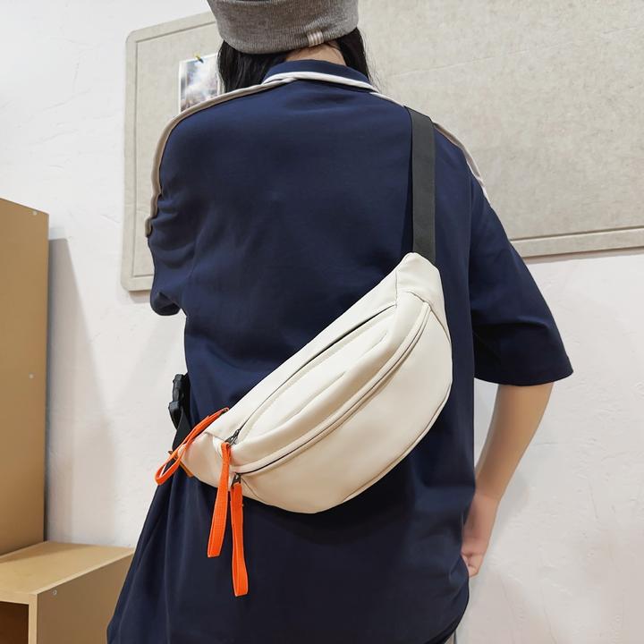 新款胸包ins潮流小包防水休闲斜挎包运动挎包男士腰包网红单肩包