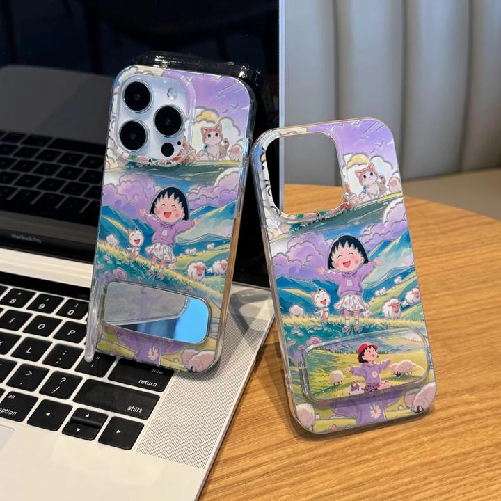 羽纱春日丸子适用苹果16手机壳iphone15华为oppo小米vivo防摔1413