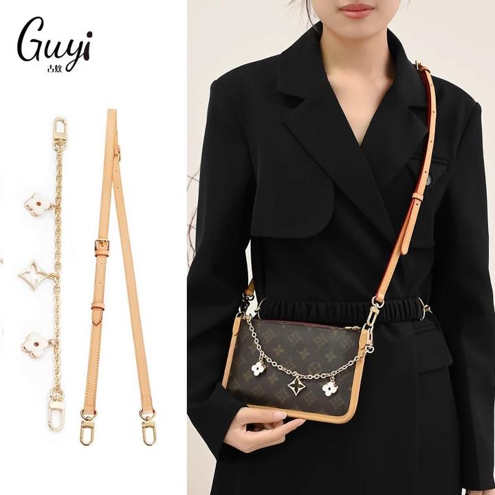 古蚁guyi适用于lv carryall子包肩带改造链条斜挎腋下包带配件