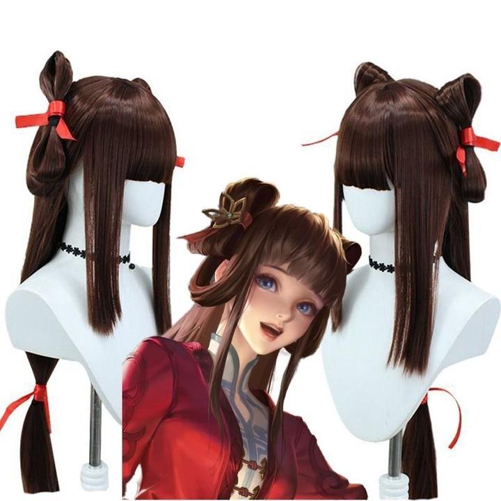 王者农药西施玲珑珍味cosplay假发
