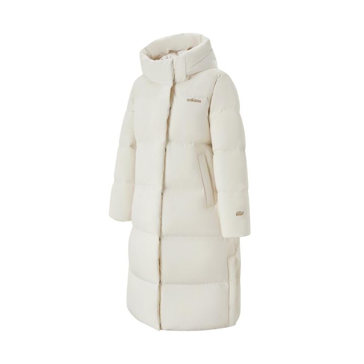 adidas/阿迪达斯女子冬25新款加厚保暖抗寒连帽长款羽绒服KC2166