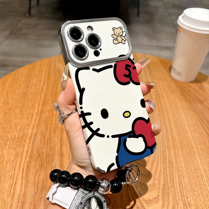 小熊爱心猫咪适用苹果17promax手机壳iphone16pro潮流15pro女防摔