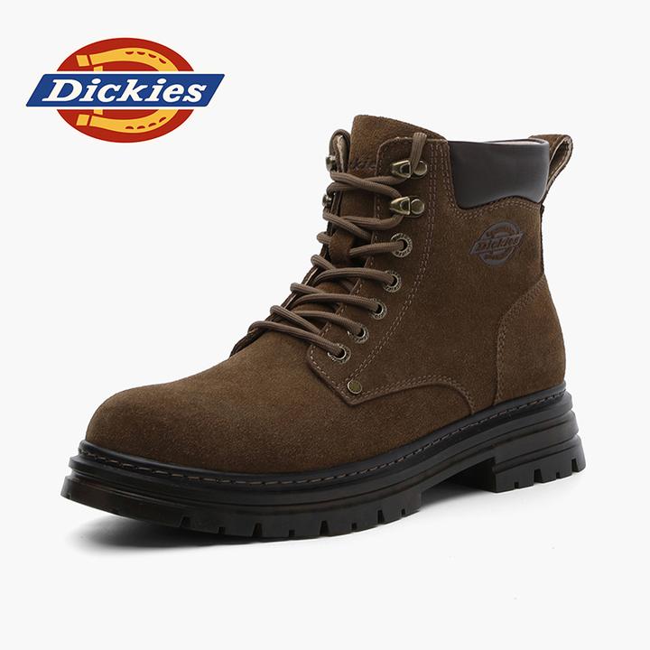 Dickies男鞋冬季时尚复古马丁靴男英伦风户外短靴耐磨增高登山靴