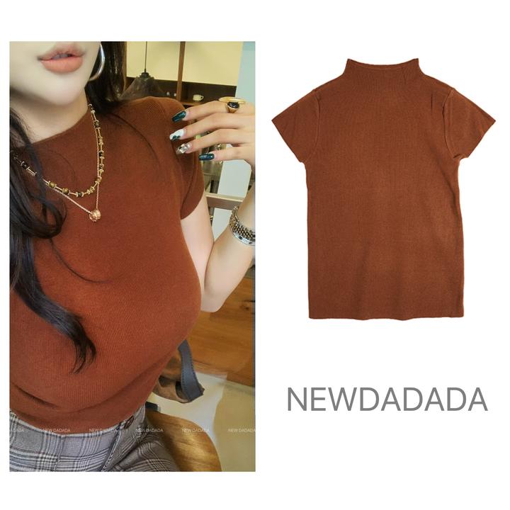 利达 NEW DADADA 辣妹高级感休闲显瘦修身百搭时尚针织衫DCM1200
