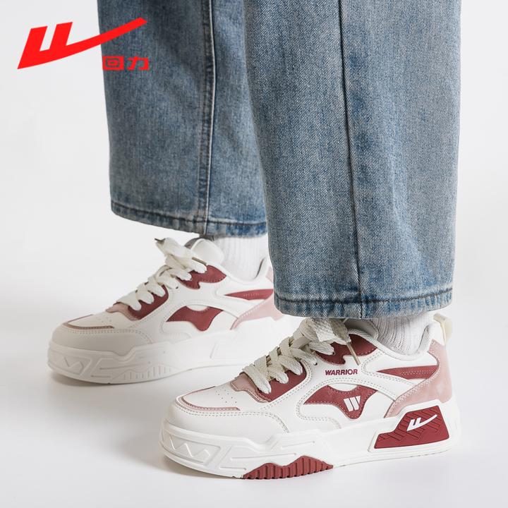 回力厚底休闲鞋2026新款女款秋季轻便板鞋学生百搭潮流运动小白鞋