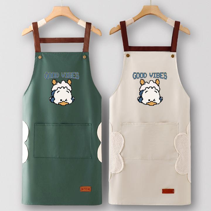 围裙老公专用厨房家用工作服女上班专用成人20防防水防油掉皮围裙