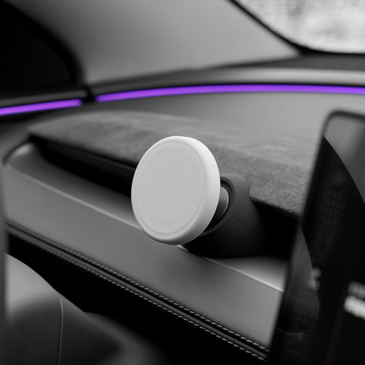 适用特斯拉modely焕新专用手机支架新款硅胶配件model3高档焕新y