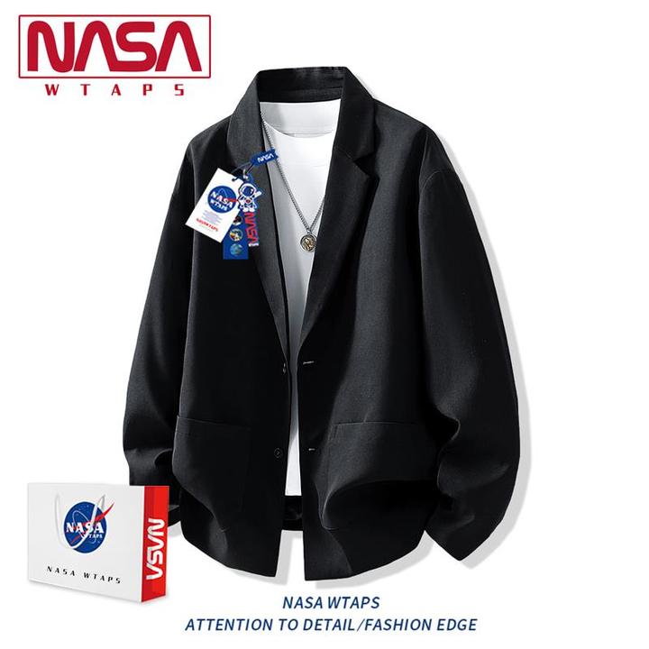 NASA WTAPS美式高级感西装外套男款春秋季潮新款宽松休闲西服男