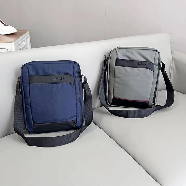 西班牙订单！耐磨防水牛津出差旅行男女户外休闲多功能斜跨单肩包
