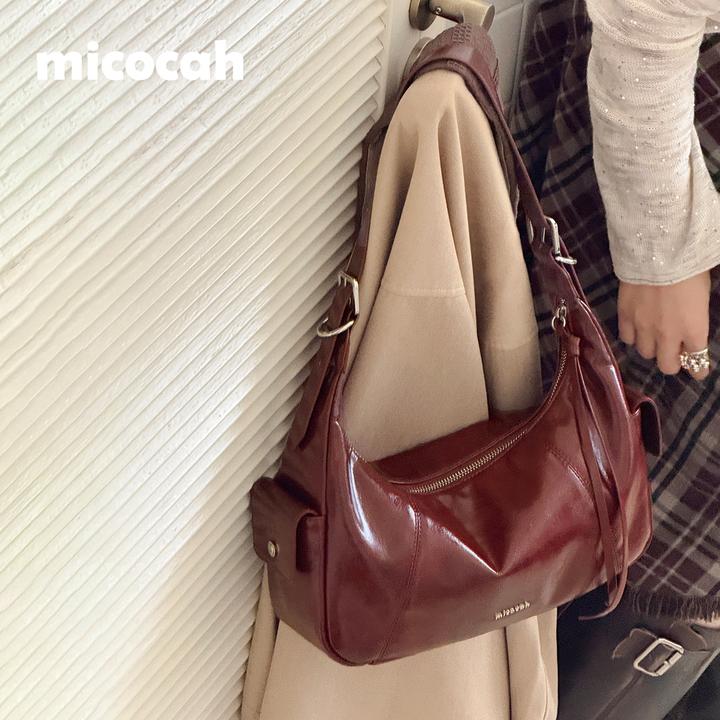 MICOCAH「巴黎街头」877小众包包腋下包单肩斜挎包女包百搭大容量