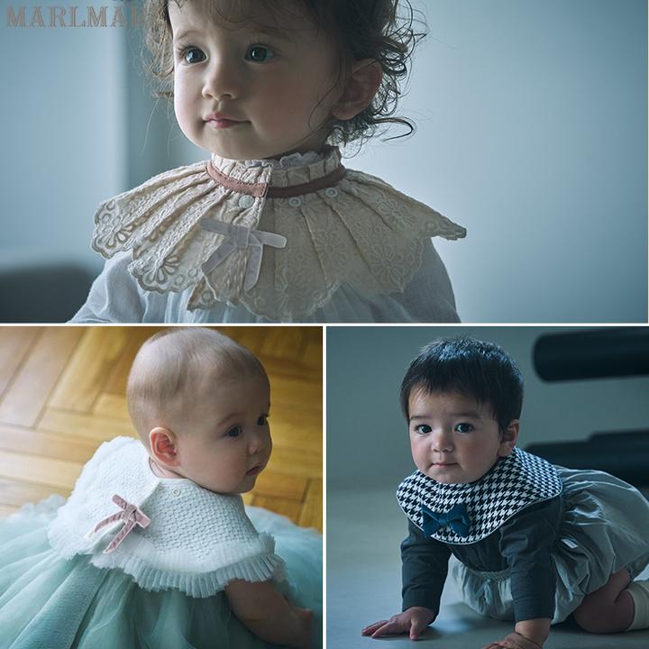 MARLMARL口水巾婴儿围兜宝宝假领新生儿围嘴定制周岁礼物dolce_C