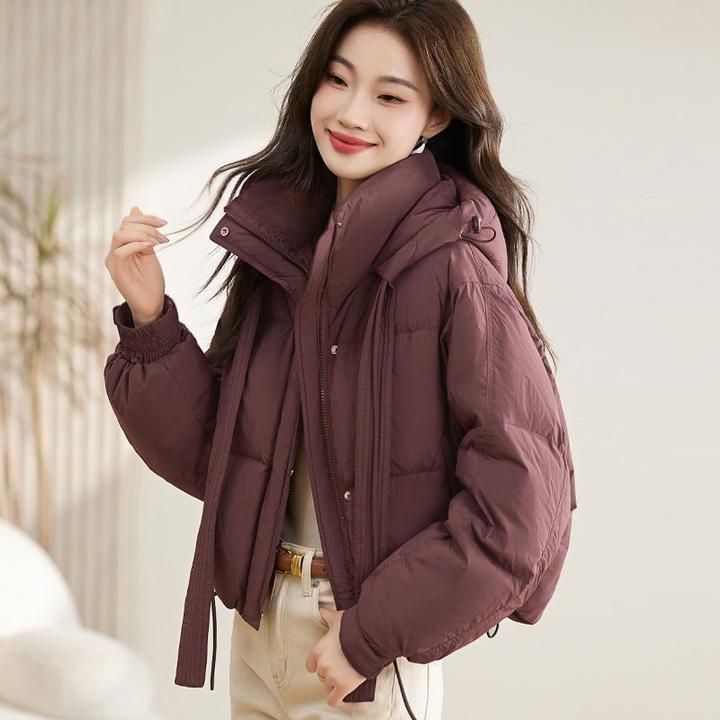 通勤风2025年冬季新款棉服女短款韩版设计感宽松小个子棉衣棉袄加