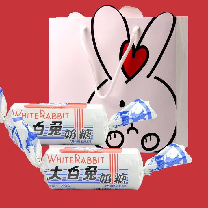 上海特产冠生园红豆原味巨型大白兔奶糖后儿童零食喜糖果