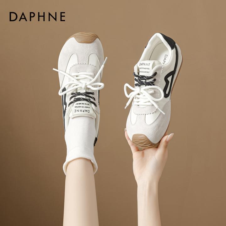 达芙妮厚底经典超火德训鞋女2025秋季新款增高显脚小休闲运动鞋子