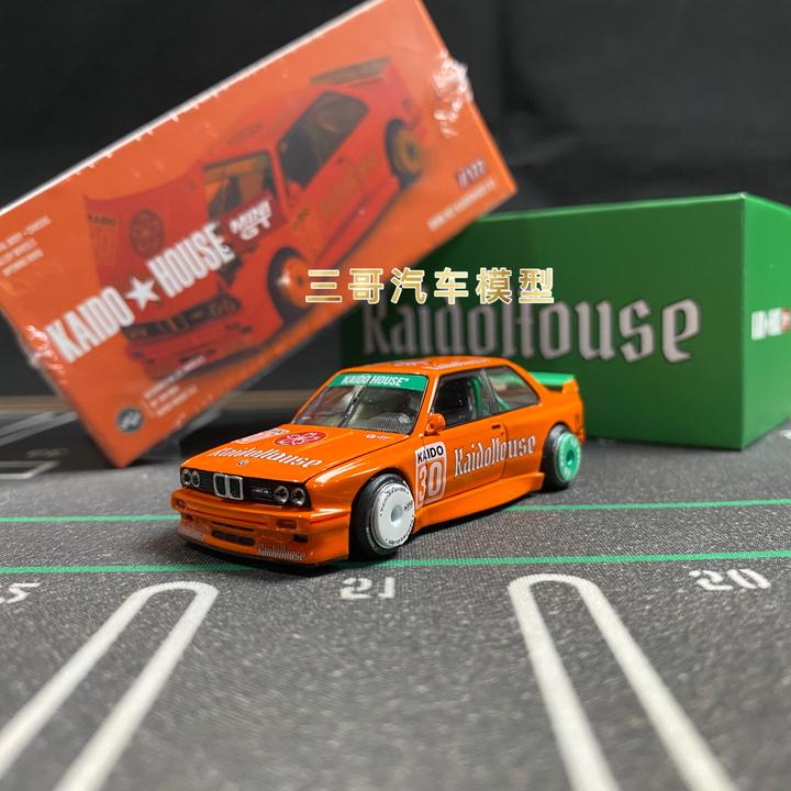 Kaido House+MINIGT 1:64 宝马 BMW M3 橙色 仿真合金汽车模型