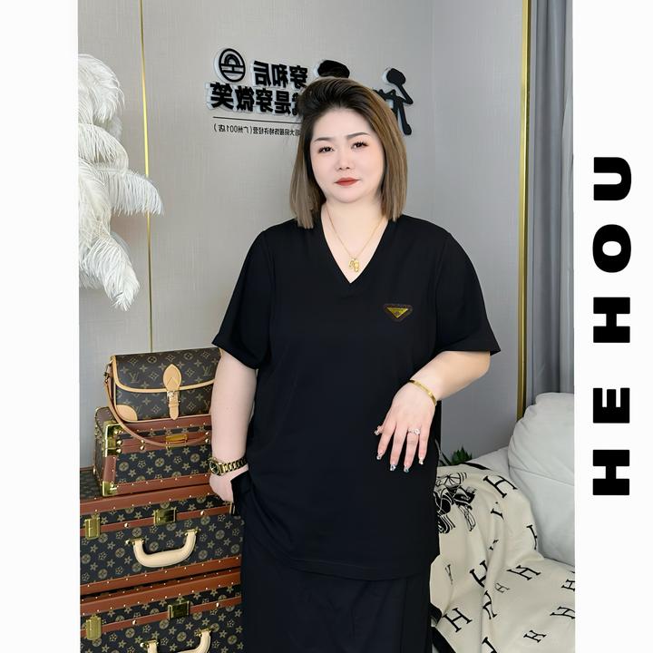 504528 和后独家面料自带香水香味休闲夏季宽松潮流设计师T恤