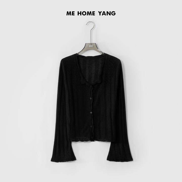 ME【花蕾打底】桑蚕丝绵羊毛混纺亲肤透气重工提花针织毛衣MESS0752