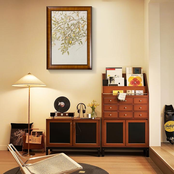 法式中古风客厅玄关装饰画复古餐厅卧室挂画绿色蝴蝶立体艺术壁画