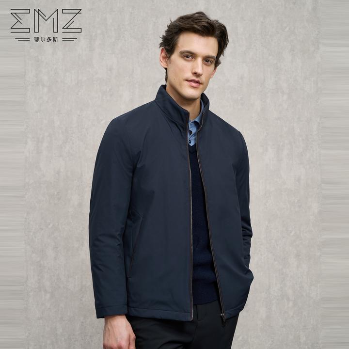 EMZ鄂尔多斯【兔毛皮内胆】25秋冬新款男士加厚保暖防寒外套上衣