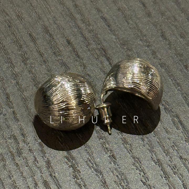 黄铜耳饰 LiHuiEr李慧儿【圆舞曲】潮流高级感耳饰DX5968