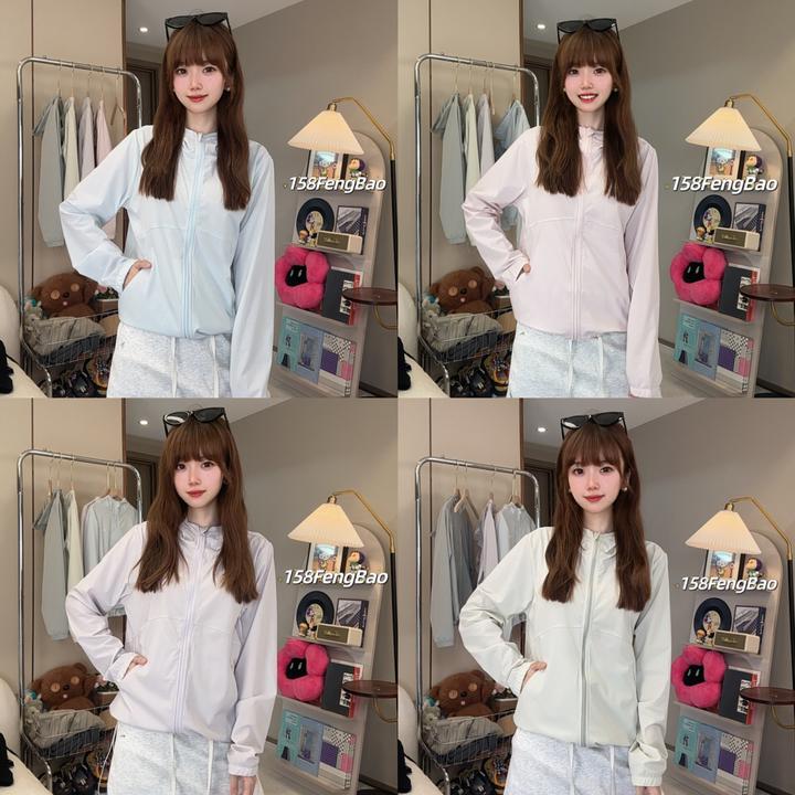 25夏季新款户外薄如蚕翼防紫外线防水透气情侣连帽速干清凉防晒衣