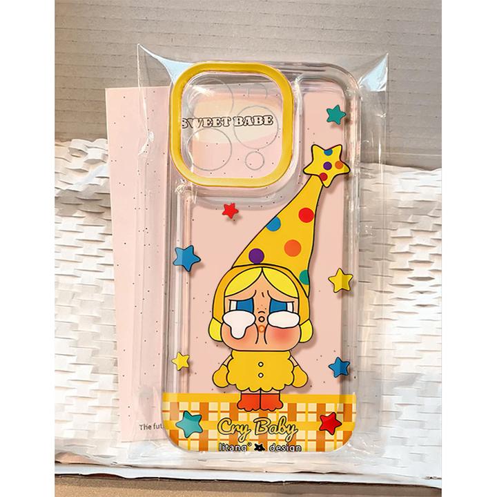星星哭娃适用苹果17手机壳iPhone15promax防摔161514男13女12软11