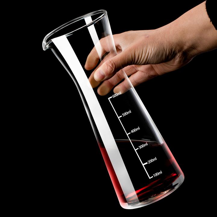 分酒器红酒醒酒器卡拉壶家用玻璃果汁壶带刻度白酒分酒器咖啡壶