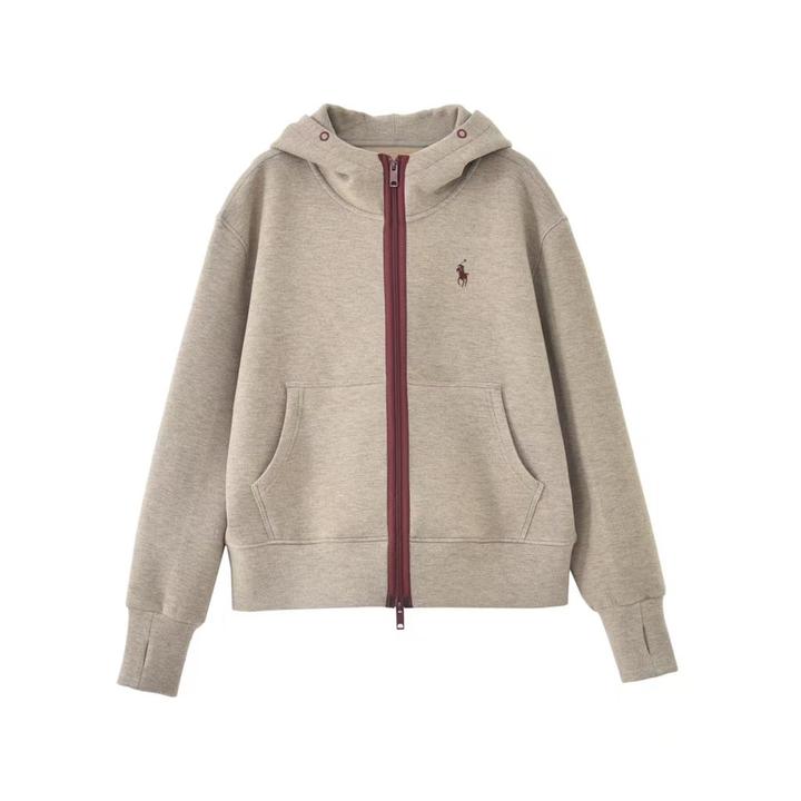 冬款连帽立领撞色休闲卫衣外套1227 Q