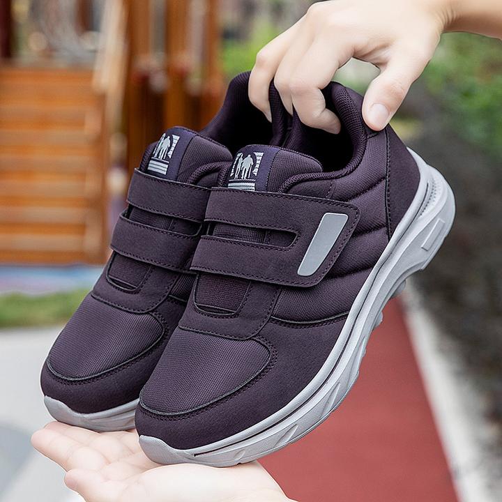 足力健防滑老人鞋男女防滑软底大脚骨脚宽脚肥拇指外翻妈妈老年健