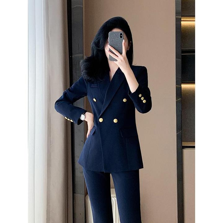 职业套装女春秋新款气质修身高级感职场通勤上班正装面试工作服